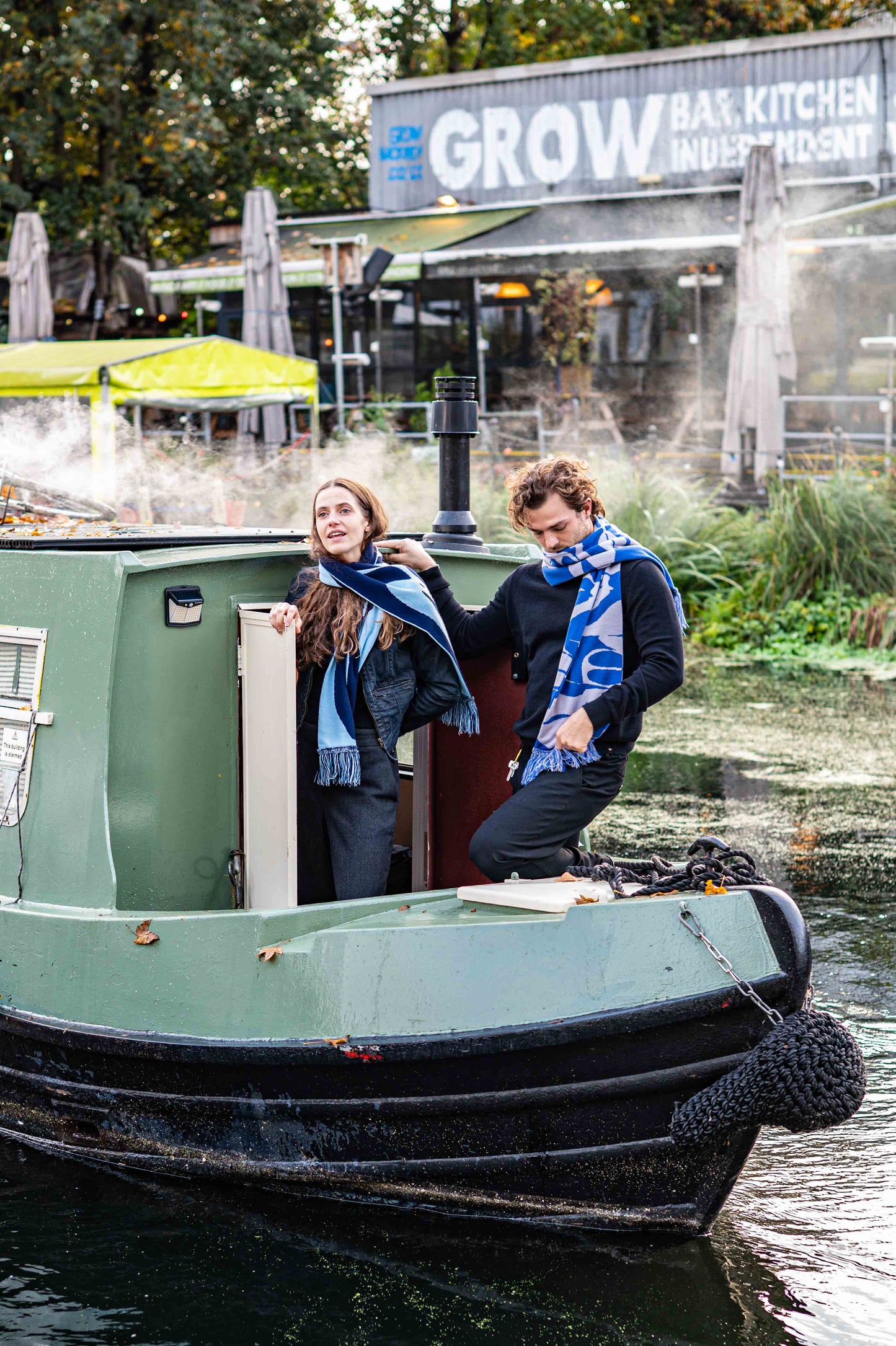 Muse Jacquard Knitted Scarf